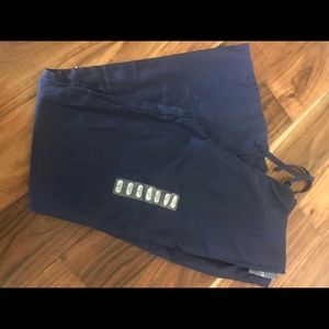 Navy petite scrub pants